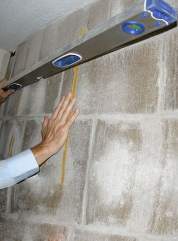 severe foundation wall failure symptoms of a basement wall in Rehoboth Beach 